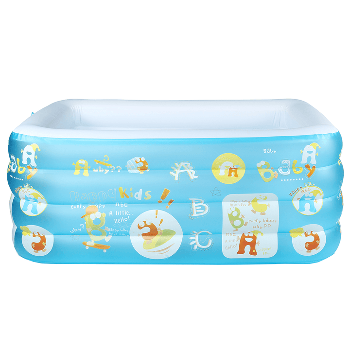 47/59/71 Inch 4-Layer Inflatable Swimming Pool Baby Bathtub with 19Pcs Accessories - MRSLM