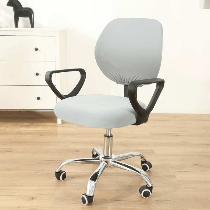 Elastic Swivel Computer Chair Seat Back Cover Office Armchair Decor Protector