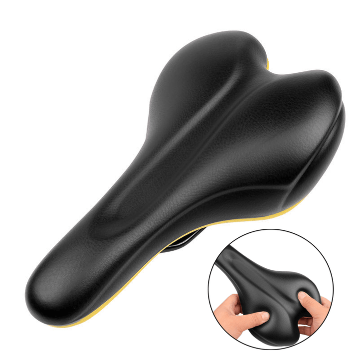 DEEMOUNT Shockproof Bicycle Saddle Ultralight PU Surface Comfortable Road Mountain MTB Bike Seat Cycling Cushion Pad