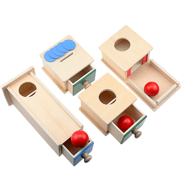 Hand-Eye Coordination Drawer Game Wooden Ball Table Science and Education Toys