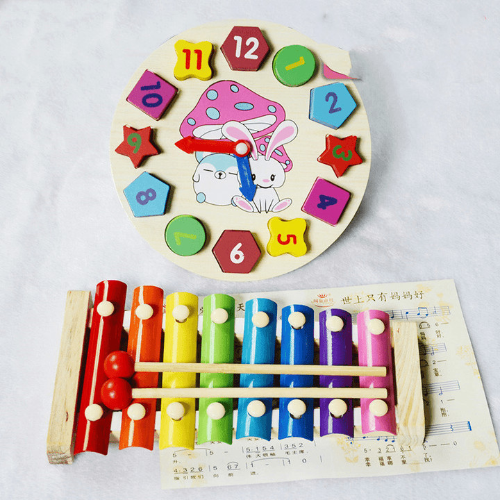 Boy Girl Baby Educational Musical Instrument Toy 1-2-3 Years Old Eight-Tone Xylophone