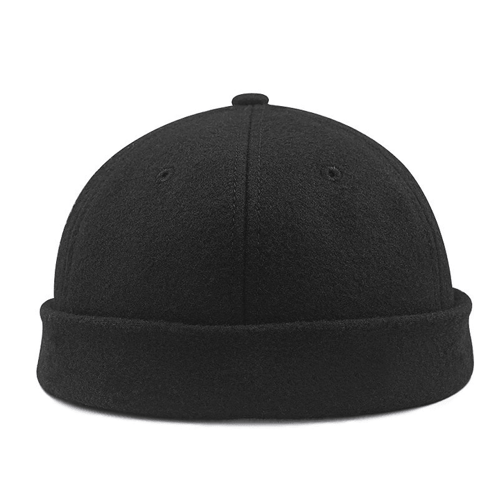 New Hot-Selling Woolen Hat for Men plus Velvet Thickening