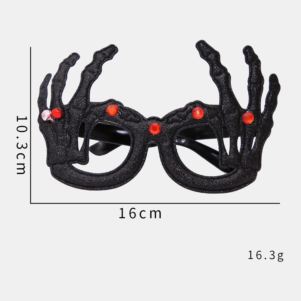 Unisex Felt Cloth Halloween Glasses Children Spider Pumpkin Skull Funny Party Decoration Glasses