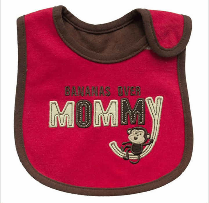 Baby Cartoon Bib Three-Layer Cotton Waterproof - MRSLM