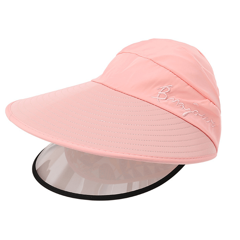 Women'S Sun Hat Anti-Uv Visor Anti-Fog Caps