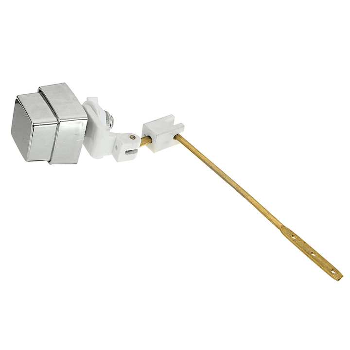 Push Botton Side Mount Toilet Tank Lever Flush Handle Brass Arm Fits Most Toliet