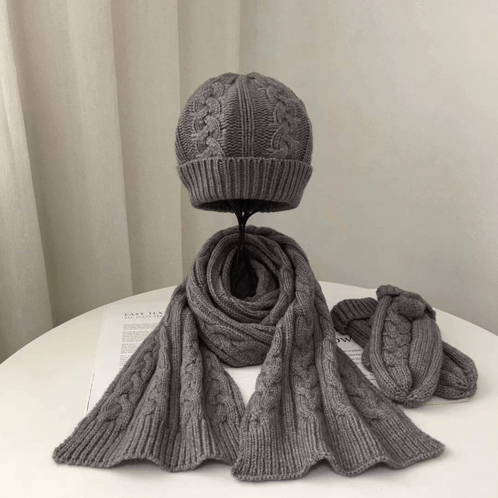 Men'S and Women'S Parent-Child Warm Woolen Hats