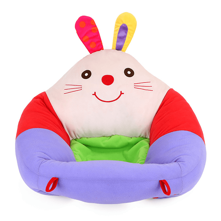 Infant Baby Sitting Chair Soft Cartoon Chair Pillow Cushion Sofa Plush Learning Chair Holder Plush Toys for Childrens - MRSLM