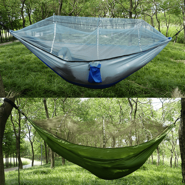 Camping Hammock Mosquito Net Double People Hanging Bed Travel Beach Hiking Swing Chair