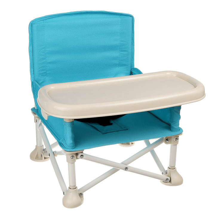 Baby High Chair Foldable Table Seat Dinner Feeding Chair with Wheel with Tray Kids Seat Portable Indoor Supplies