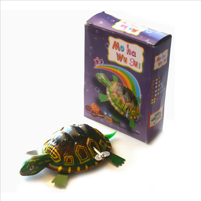 Children'S Wind-Up Iron Leap Frog Toy