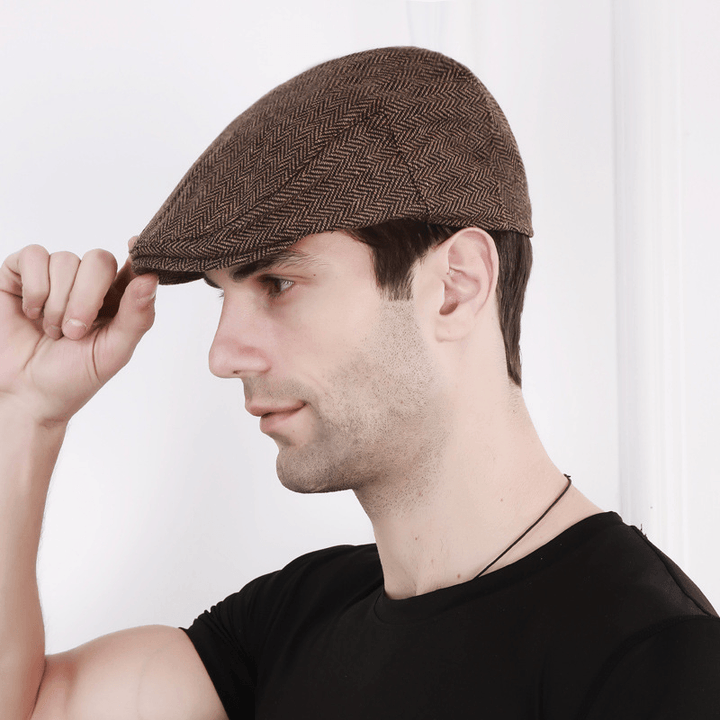 Men'S Creative Cotton Simple Beret