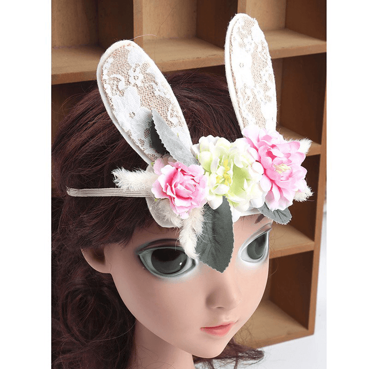 Artificial Flower Headband