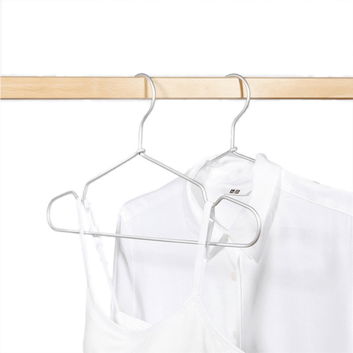 8Pcs Happy Life Racks Cloth Hanger Durable Antideformation Aluminium Alloy Hooks from Xiaomi Youpin