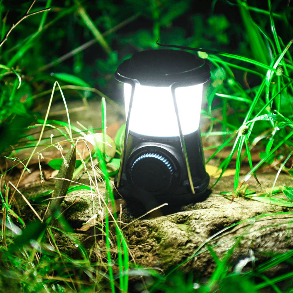 Multifunction Camping Light 3 Modes USB Rechargeable Hanging Tent Lamp Power Bank with Bracket