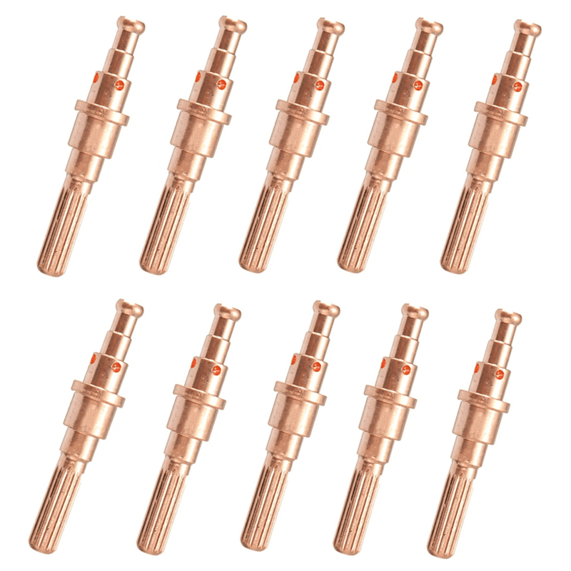 10Pcs Plasma Electrode Fit Cutter Consumables Spare Parts Tool for Thermal Dynamics SL60~SL100