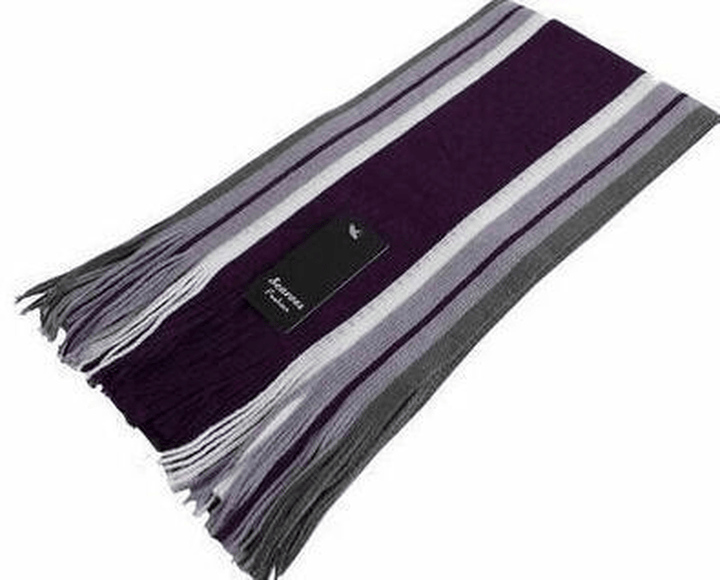 Men'S Striped Scarf Korean Style All-Match