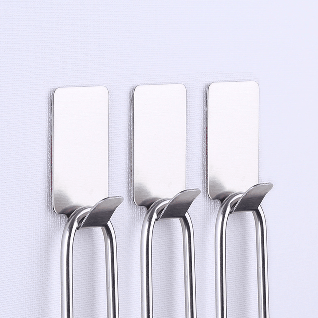 304 Stainless Steel Hook Nail Non-Trace from Viscose Household Hooks for Home Kitchen Storage Hook