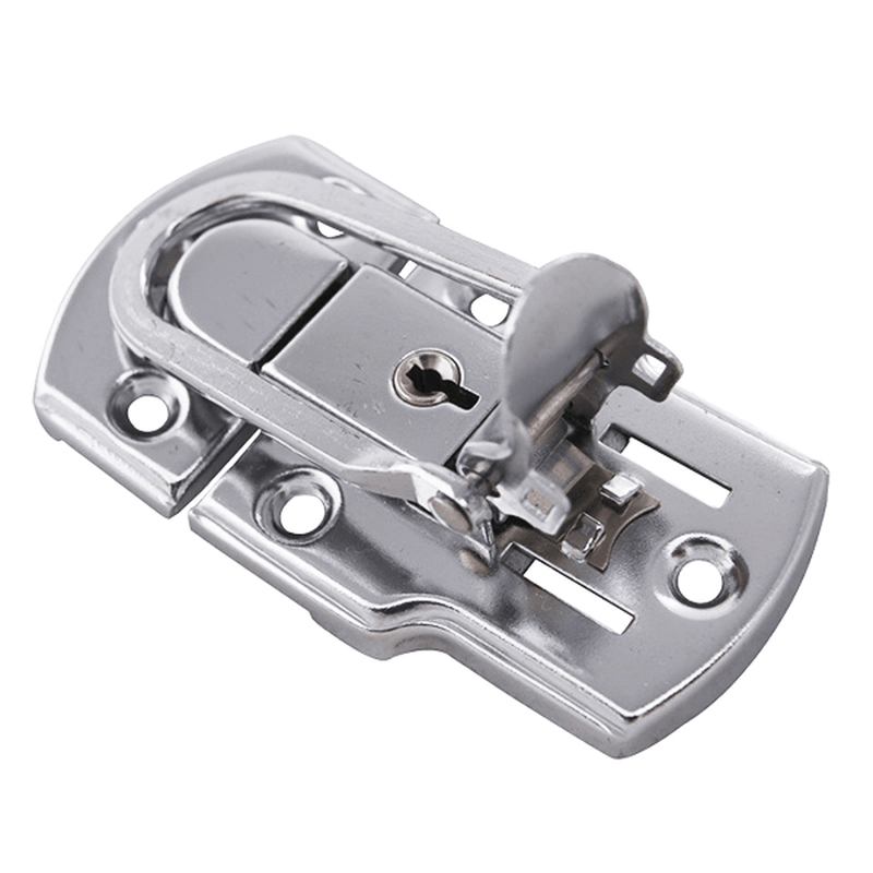 6401B 90×50Mm Chrome Plated Drawbolt Closure Latch Case Latch Key Locking