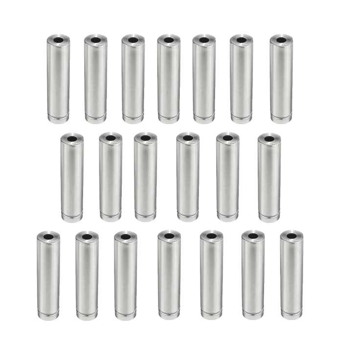 20Pcs/Set 12Mm Stainless Steel Advertisement Nails Stone Wall Mount Glass Sign Standoff Bolt Pin Fixing Screw Kits for Artwork Sign Displaying