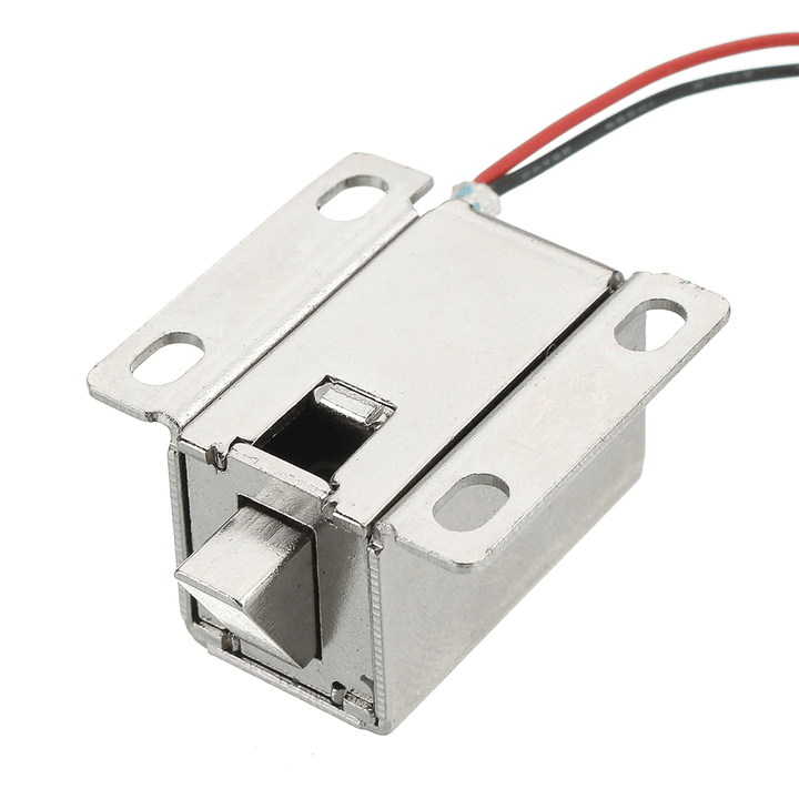 12V DC 0.43A Cabinet Drawer Electric Door Lock Assembly Solenoid Lock 27X29X18Mm