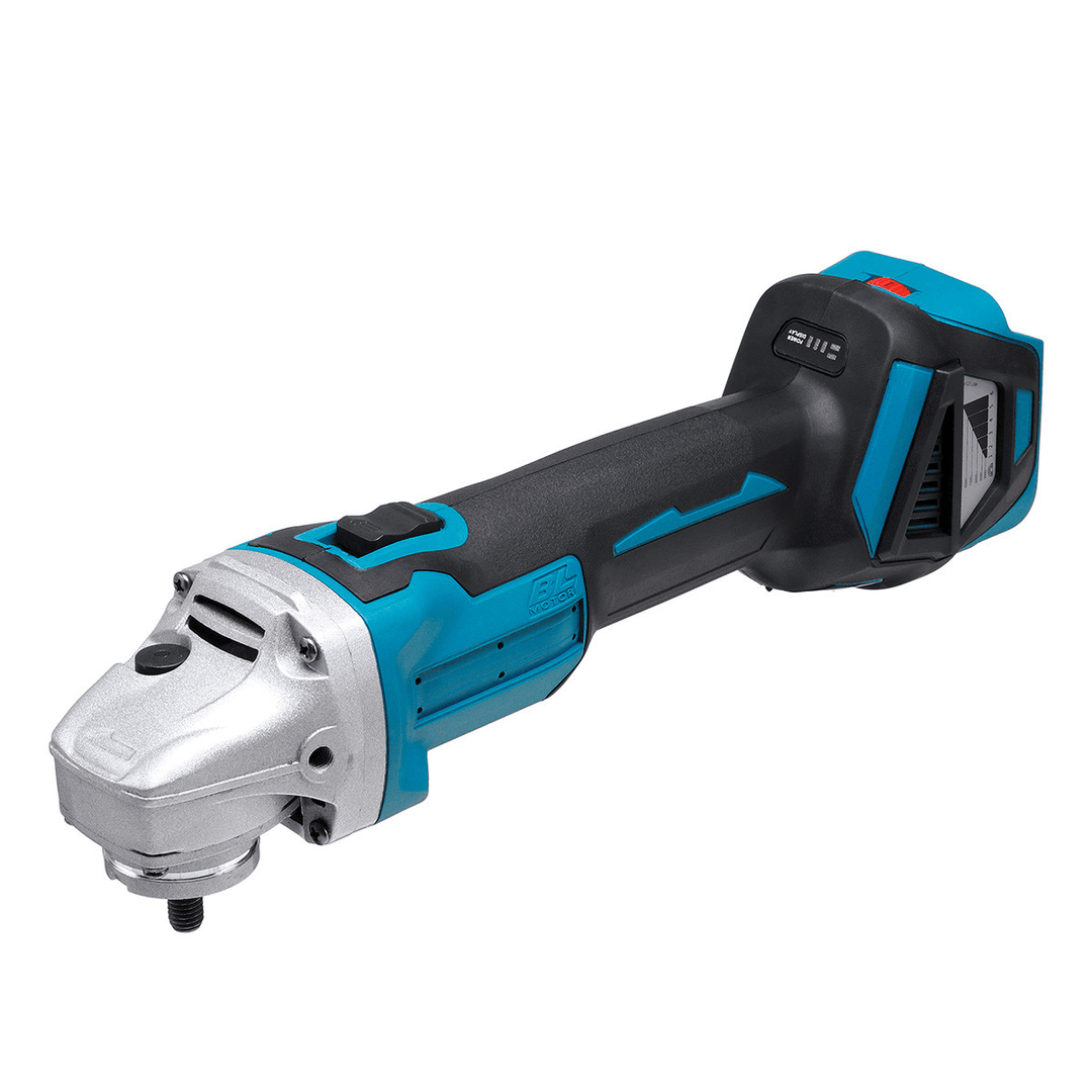 Brushless Angle Grinder 6 Speeds Electric Polishing Grinding Tool for Makita 18V Battery & 125Mm Grinding Wheel Fit Makita