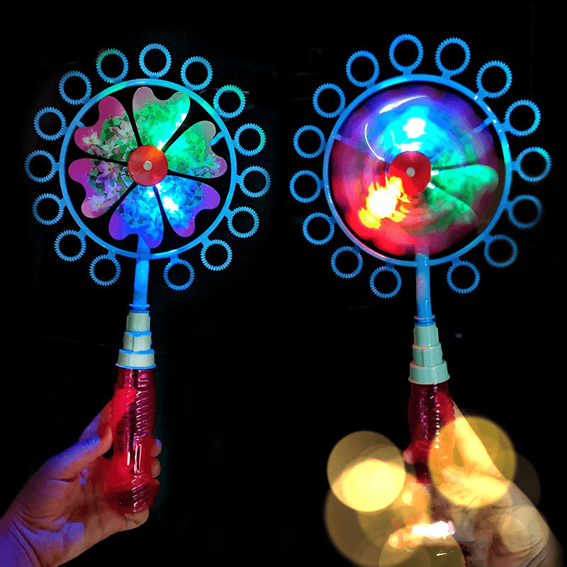 Luminous Windmill Bubble Machine Children'S Toy