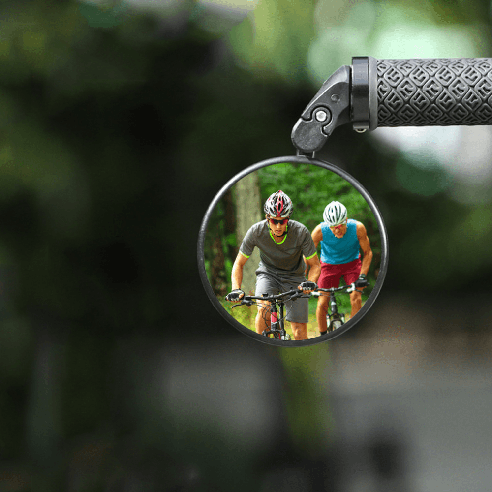 WEST BIKING 1 Pc Wide Range HD Bike Mirror Safe Crystal 360¬∞ Adjustable Blind Spot Rearview Mirror for 17.4-22Mm Handle Bar