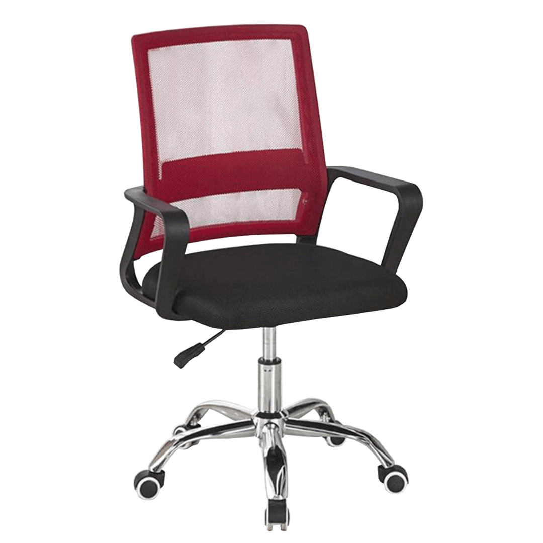 Office Mesh Chair Ergonomic Swivel Mid-Back Computer Desk Seat Metal Base Adjustable Lifting Chair Home Office Furniture