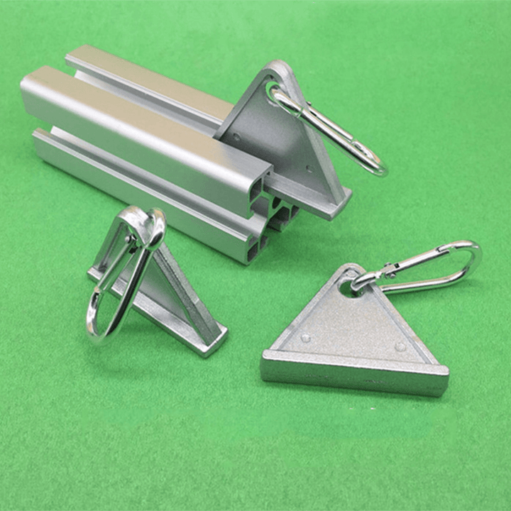 Suleve‚Ñ¢ AH20 20Mm√ó20Mm Aluminum Metal Hook Clip Clamp for Aluminum Extrusion 2020 Aluminum Profile