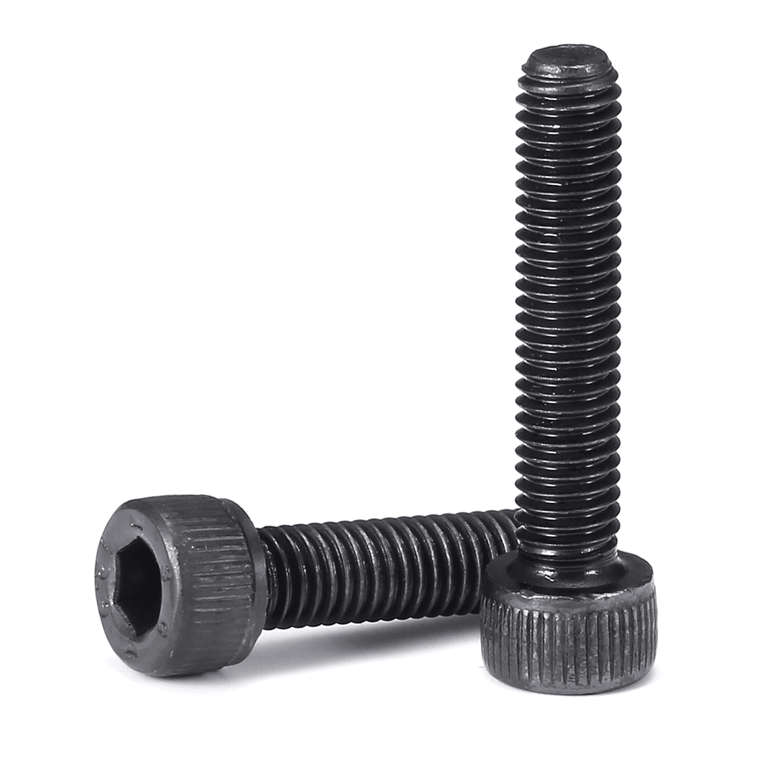 Suleve‚Ñ¢ M5CH7 140Pcs M5 12.9 Grade Carbon Steel Hex Socket Cap Head Screw Bolt 6-35Mm Set