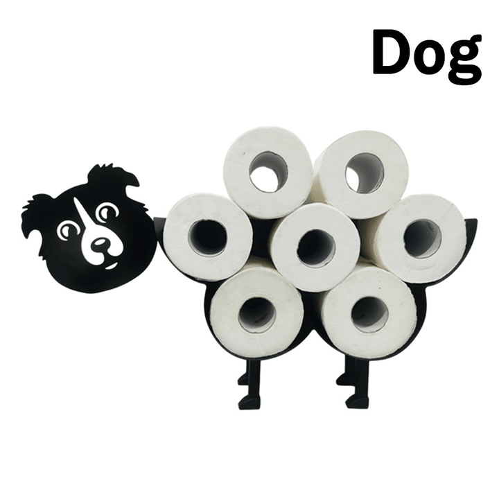 Toilet Paper Roil Holder Wall Mount Paper Storage Stand Toilet Holder Stand Tissue Rollpaper Rack - MRSLM