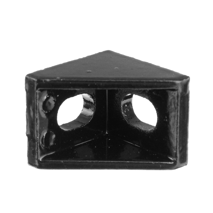 Suleve‚Ñ¢ AJ20 10Pcs 2020 Black Aluminium Angle Corner Joint 2020 Series Aluminum Extrusion 20X20Mm Right Angle Bracket Furniture Fittings