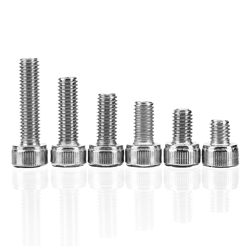 Suleve‚Ñ¢ M5SH1 60Pcs M5 Stainless Steel 6-20Mm Hex Socket Cap Head Screw Allen Bolt Assortment Kit