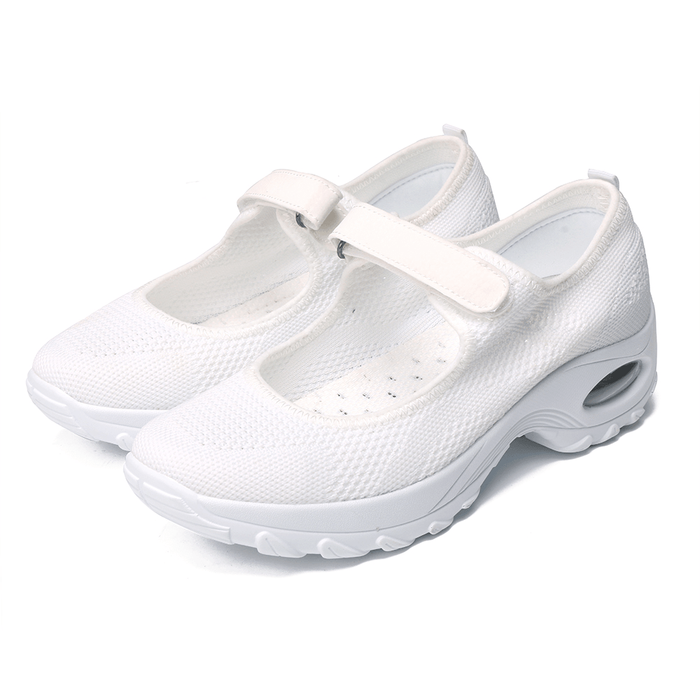 Women Casual Mesh Hollow Out Platform Sneaker