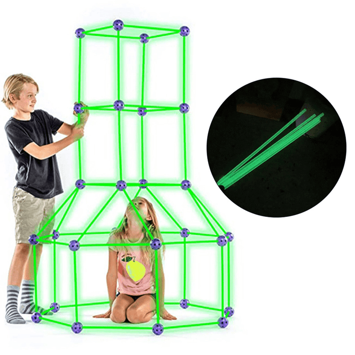 Ipree¬Æ Kids DIY Building Tent Creativity Intellectual Training Rockets Tunnels Tower Play Tent for Boys Girls Gift Outdoor Garden Home