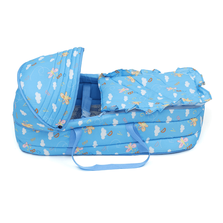 Portable Newborn Baby Infant Moses Basket Bed Baby Cradle Bassinet Travel Comfortable