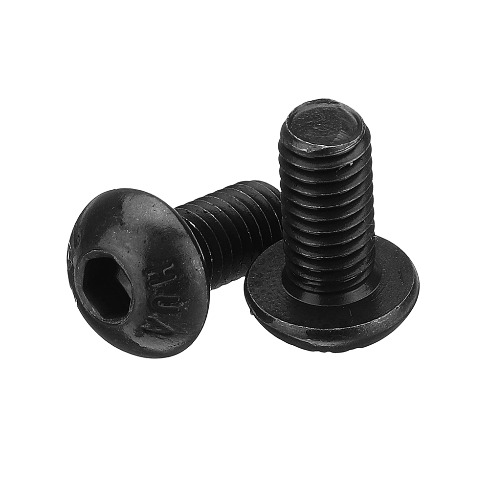 Suleve‚Ñ¢ M5CH8 50Pcs M5 10.9 Grade Carbon Steel Hex Socket Cap Head Screw 6-40Mm Optional Length