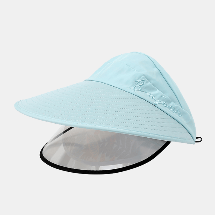 Women'S Sun Hat Anti-Uv Visor Anti-Fog Caps