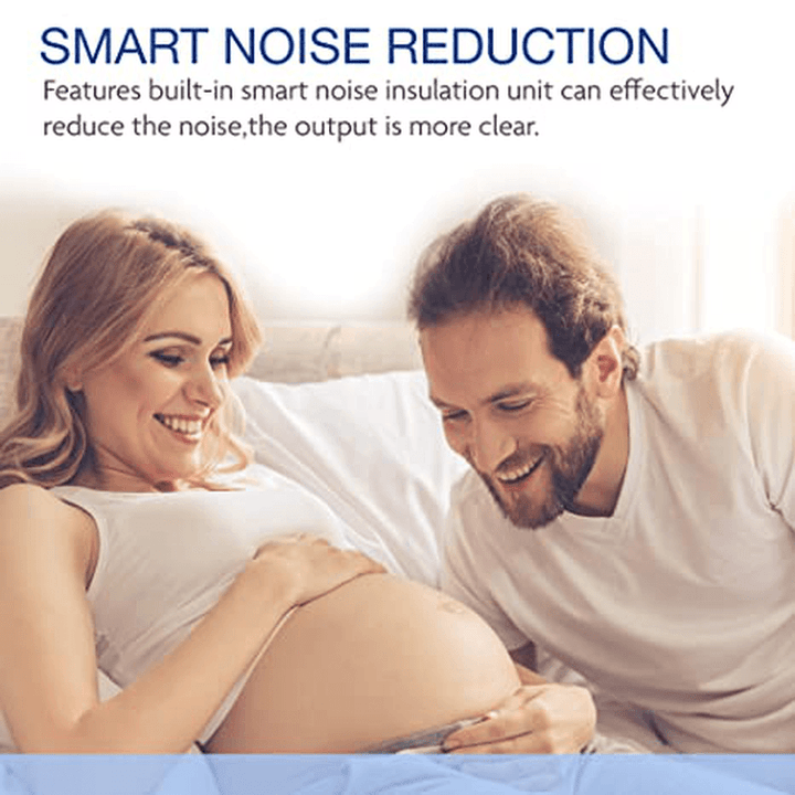 Doppler Fetal Heart Rate Monitor Baby Heartbeat Detector Health Prenatal Probe Intelligent Dynamic Monitoringor for Pregn…ëncy Gifts for First Time Moms