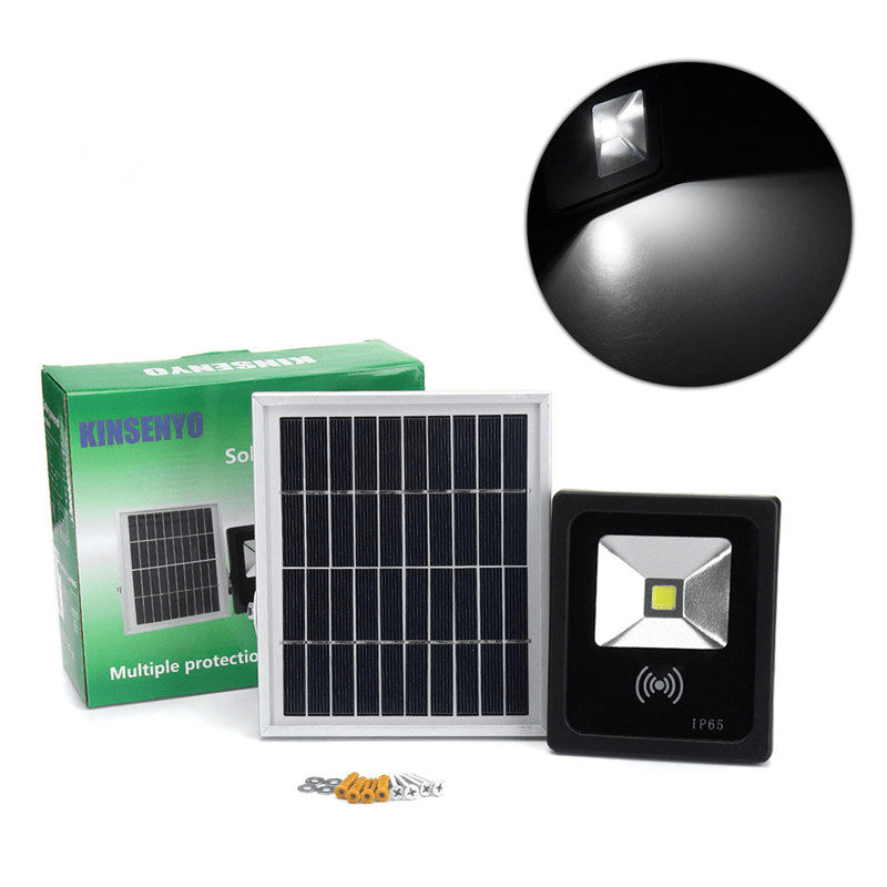 10W Solar LED Radar Induction Lamp Outdoor Lawn Garden Wall Light Landscape Lantern with Box - MRSLM