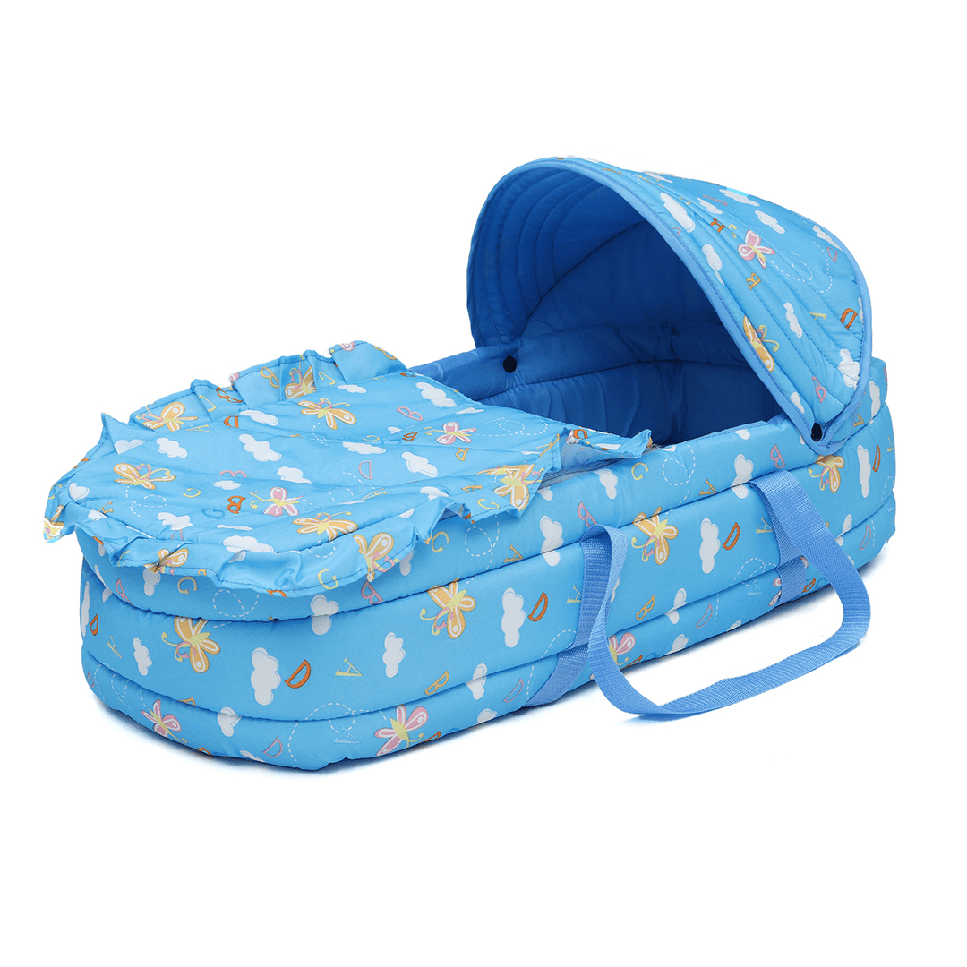 Portable Newborn Baby Infant Moses Basket Bed Baby Cradle Bassinet Travel Comfortable