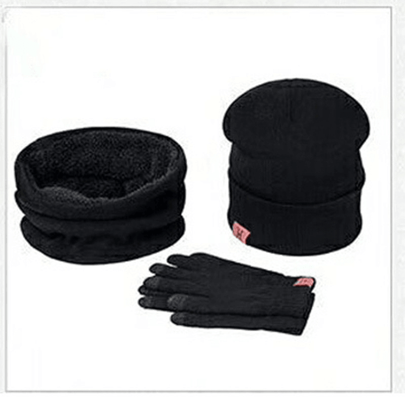 Three Piece Hat plus Velvet Warmth