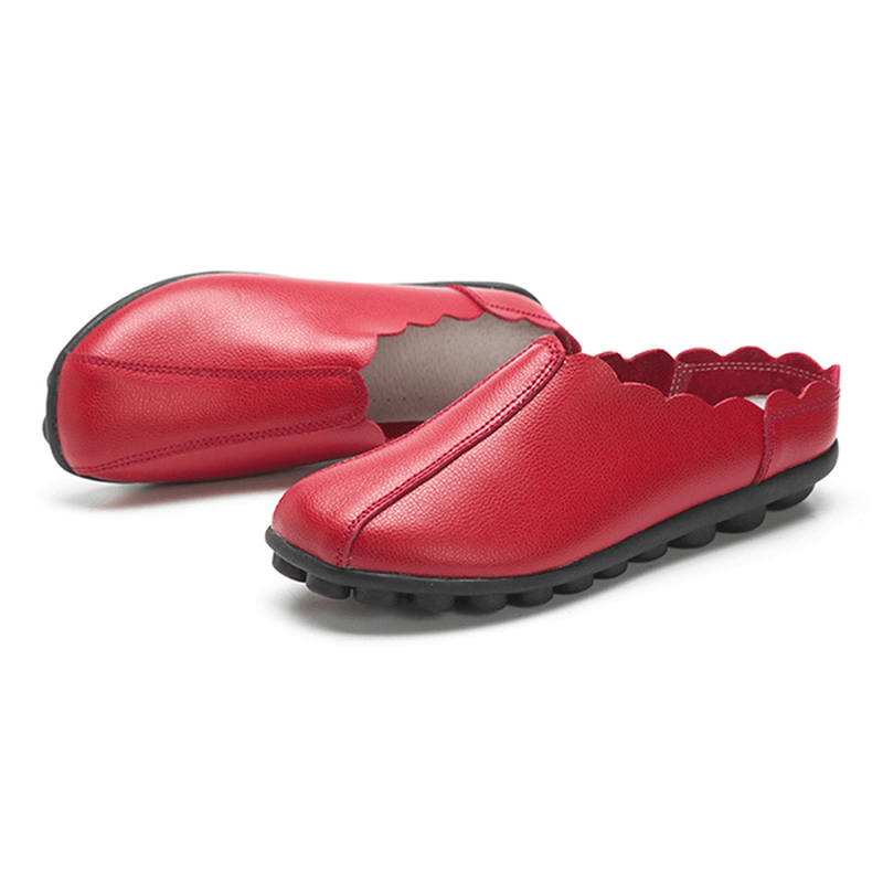 US Size 5-12 Women Comfortable Slip on Laciness Flat Loafers