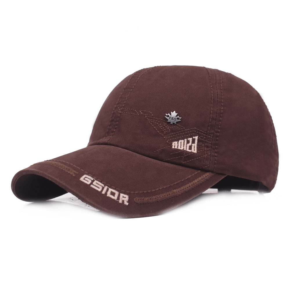 Peaked Cap Men'S Cotton Baseball Cap