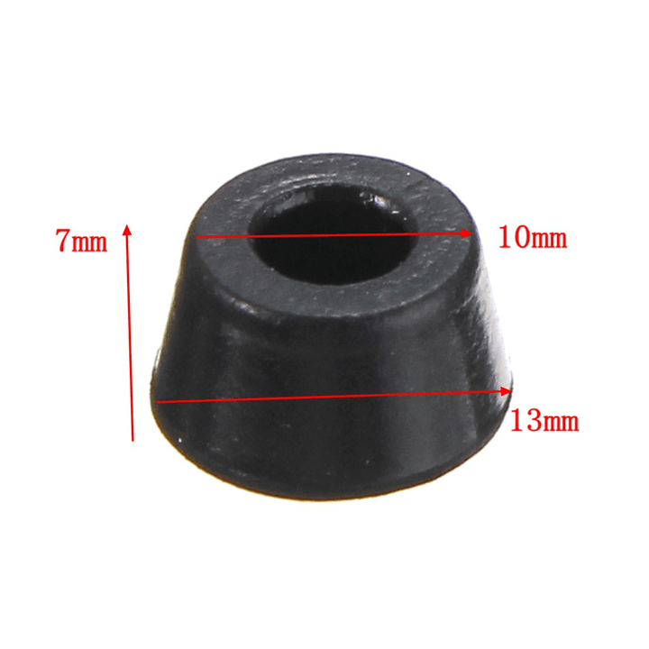 10Pcs 13X10X7Mm Chair Leg Table Crutch Feet Stools Furniture Feet Rubber Protector