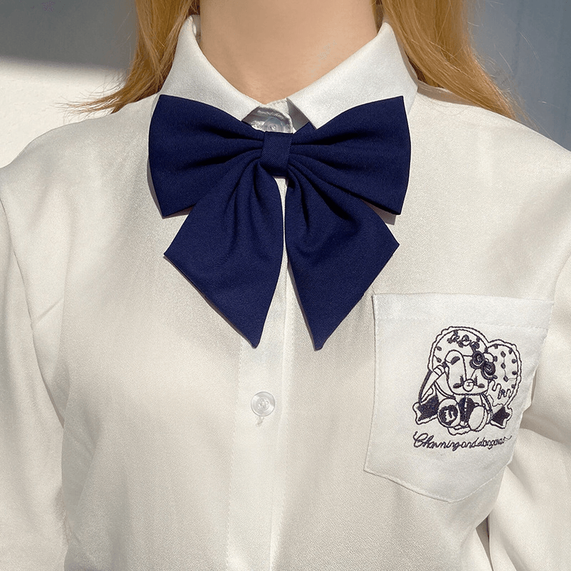 Department Female Student Sailors Wear Uniform Collegiate Bow