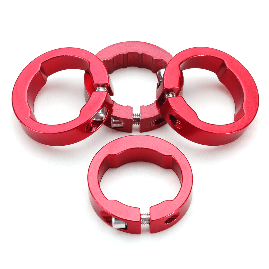 BIKIGHT 4 Pcs 8Mm Aluminum Alloy Bike Handlebar Lock Bar Grips Locking Rings Bike Accessories