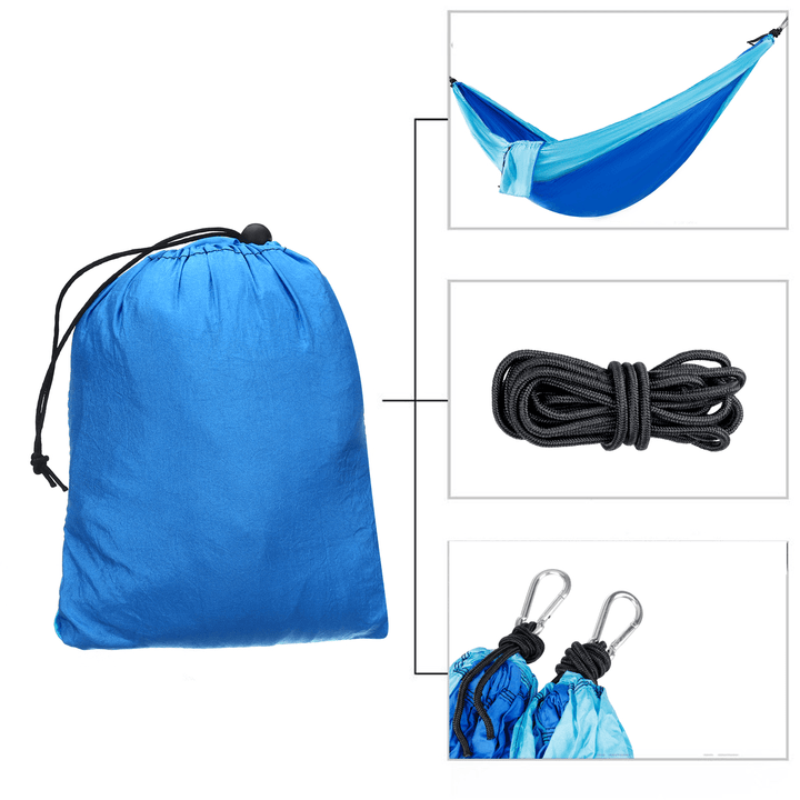 Ipree¬Æ Double Person Hammock Nylon Swing Hanging Bed Outdoor Camping Travel Max Load 300Kg