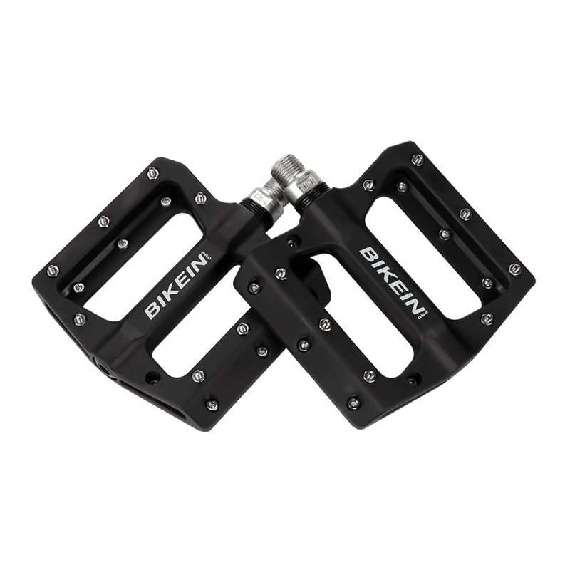 BIKEIN Mountain Bike Pedals Nylon Fiber Bearing Pedals Oudoor Cycling Antiskid Bike Pedals